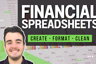 compile excel financial spreadsheets