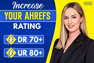 increase domain rating ahrefs DR using high authority white hat seo backlinks