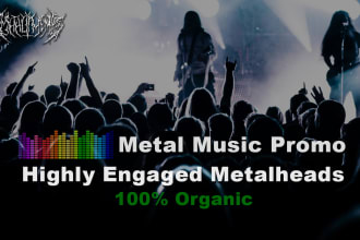promote your metal band on instagram to 700k followers