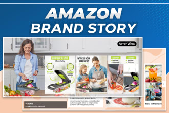 design high converting amazon brand story