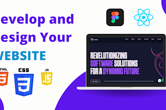 develop a responsive web application react