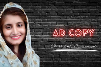 write high performing  ad copy, sales copy, or website copy