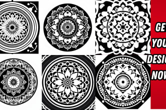 provide 1100 adult mandala coloring book designs