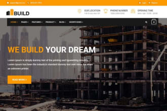design home remodeling construction roofing wordpress website
