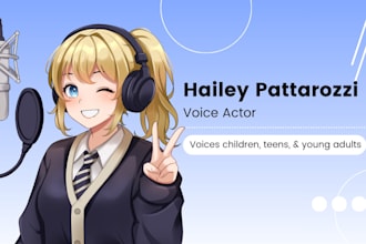 voice kids, teens, and young adults for your project