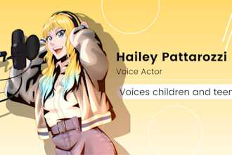 voice kids and teens for your project
