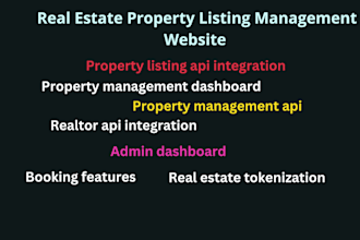 setup property listing property listing api, web3 real estate tokenization, dao