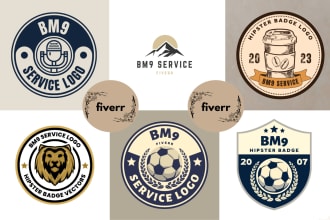 do classic , vintage , retro , hipster badge , outdoor or business logo design