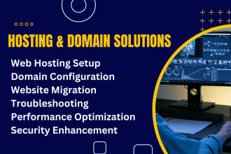 setup web hosting and domain fixing on godaddy, hostinger, namecheap, bluehost