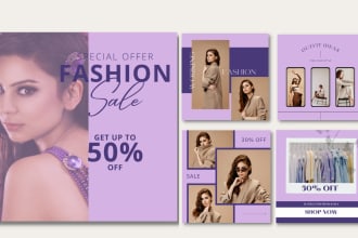 design your social media posts facebook instagram linkedin