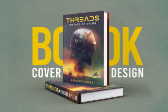 book cover, kindle cover, or amazon KDP book cover design