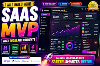build your saas mvp with login and payments