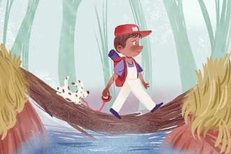 draw children book illustrations