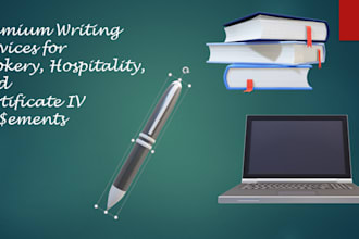 professional cookery, hospitality, cert iv writing services
