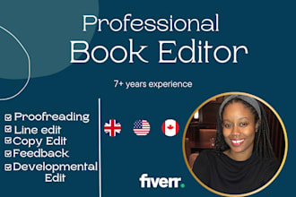professionally edit your manuscript or book