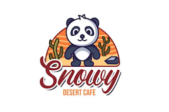 make and remodel a special, original panda logo or symbol
