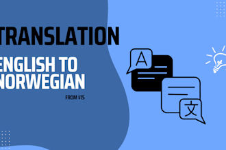 translate english to norwegian
