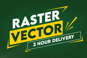 trace your logo, vectorize artwork, vector tracing, raster to vector