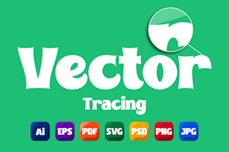 trace your logo, vectorize artwork, vector tracing, raster to vector
