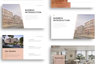 make amazing property development powerpoint design