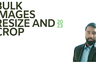 do bulk image resizing and cropping