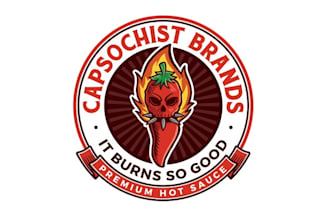 create a distinctive, contemporary chili logo for your company