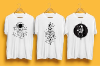 create minimalist t shirt design