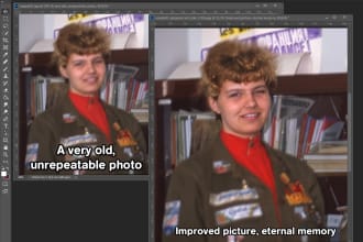 fix your old photo in a short time