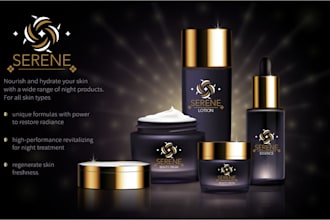 design cosmetic labels, haircare, and product label design