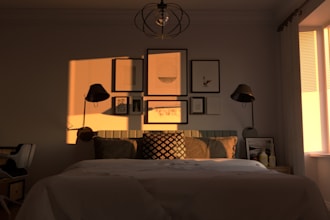 do 3d modeling and interior design with realistic rendering