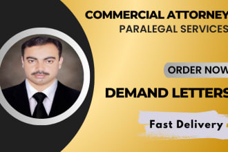 write demand letter as an expert commercial attorney