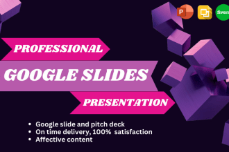 create professional powerpoint ppt, google slides and keynote presentations
