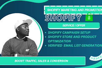 build complete shopify marketing sales funnel, shopify promotion to boost sales