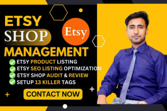 do comprehensive etsy store audit and review, etsy shop revamp, listing analysis