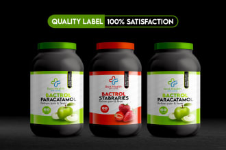 do supplement label, cbd oil label, jar bottle label design