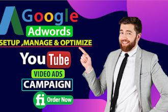 create youtube advertising ads promotion campaign with leads