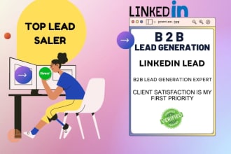provide lead generation email list contact list using linkedin sales navigator