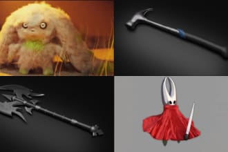 create game ready asset with pbr texture for your videogame