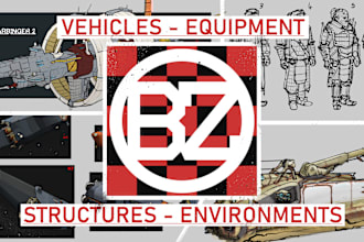 produce concept art and designs