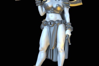 sculpt custom stl 3d model, toys, action figure for 3d printing