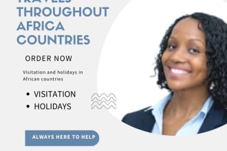 build a customized travel schedule for your trip to africa