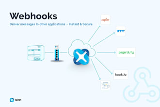 webhooks integrate to save and get data