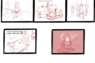 create a beautiful storyboard for your projects