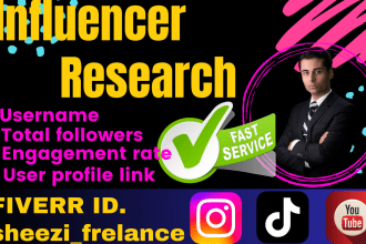 find the best instagram, tiktok and youtube influencers
