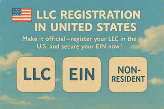 do US llc registration and obtain ein number within 72 hours