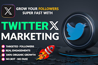 do twitter x marketing and promotion for organic growth