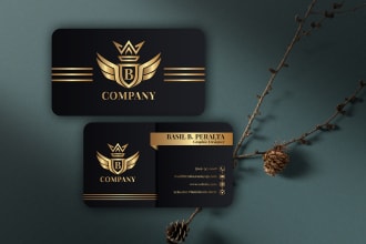do create professional luxury, minimalist, modern, business cards, and logo
