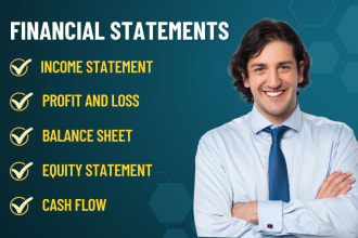 prepare income statement cash flow balance sheet profit and loss