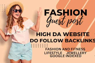 do fashion jewelry skincare guest post backlinks on usa sites