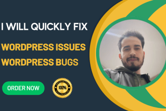 troubleshoot or fix wordpress bugs, fix wordpress errors